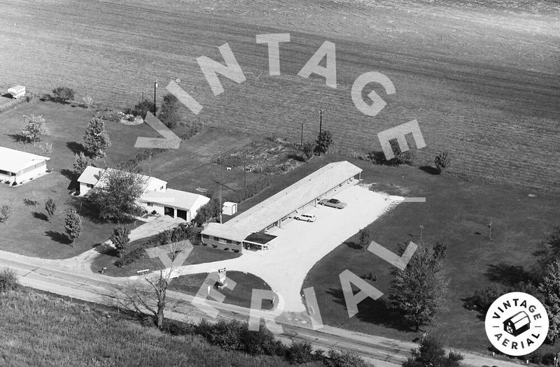 Tower Motel - 1968 Aerial